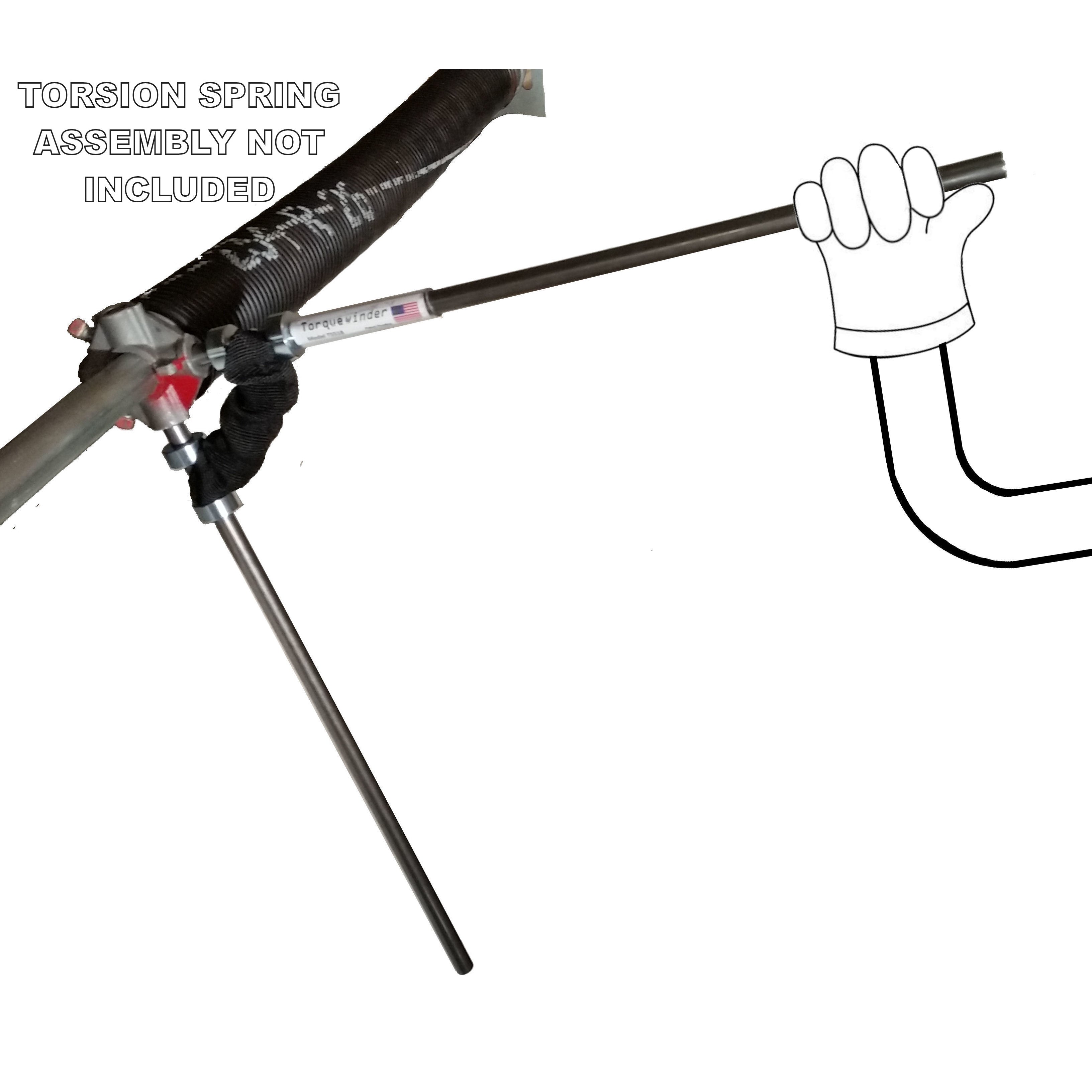 Person Winding a Torsion Spring